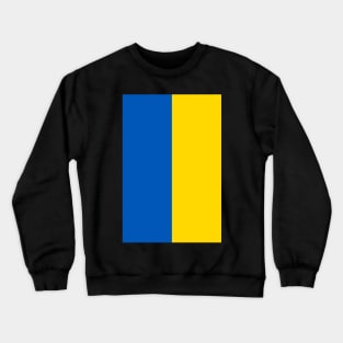 Vertical Ukraine Flag Crewneck Sweatshirt